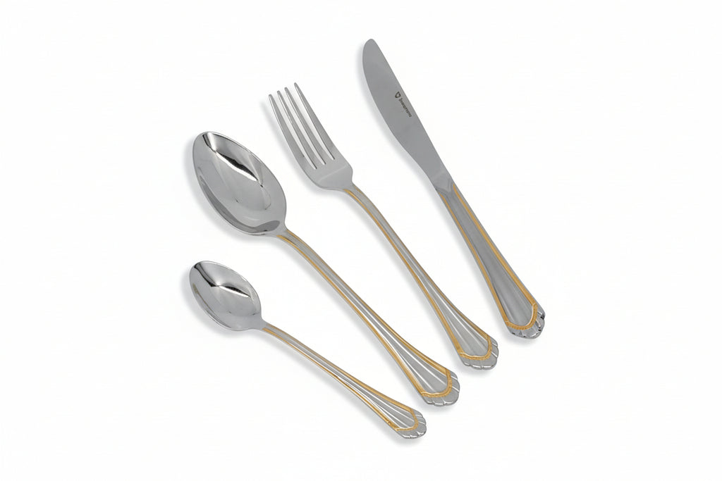 Cubiertos acero 18-10 24 pz