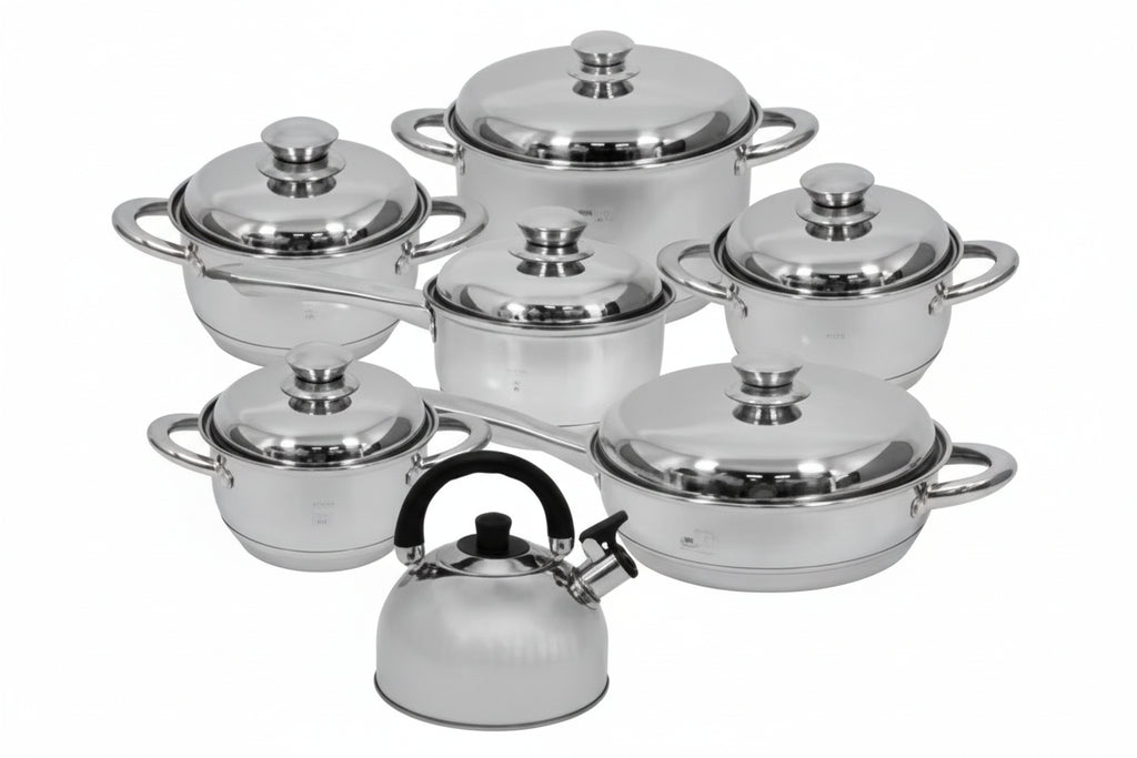 Bateria de cocina en acero 18-10