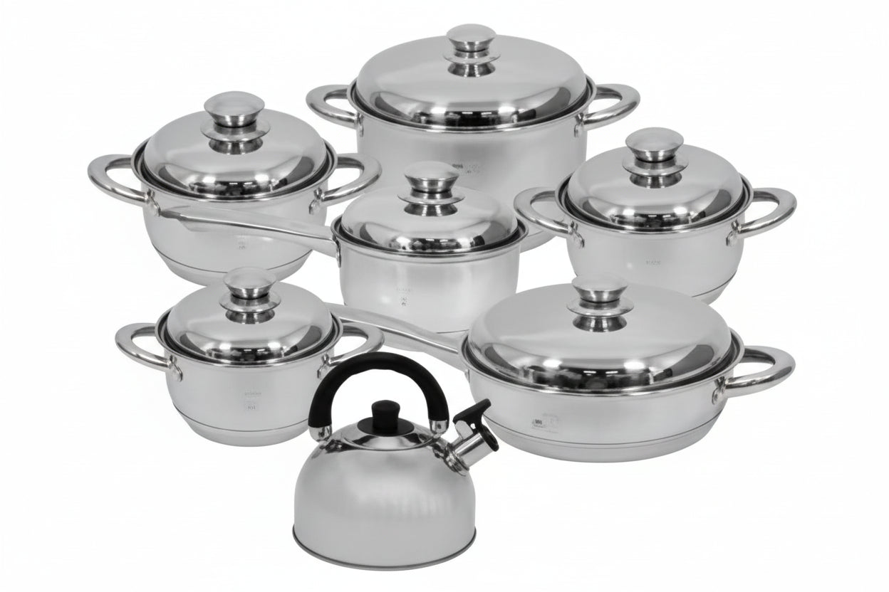 Bateria de cocina en acero 18-10