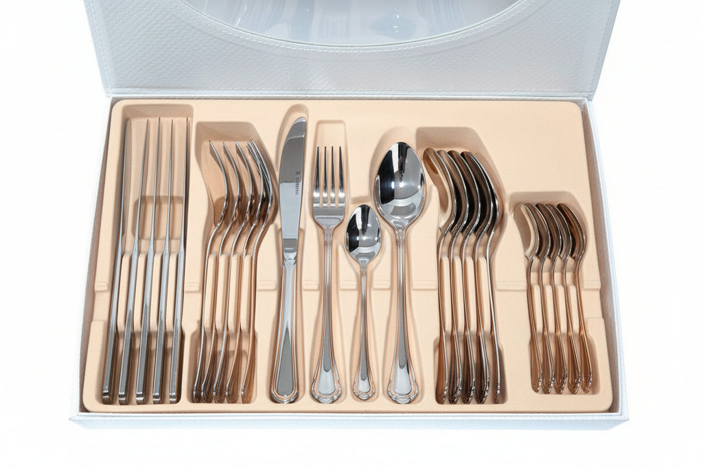 Cubiertos acero 18-10 24 pz